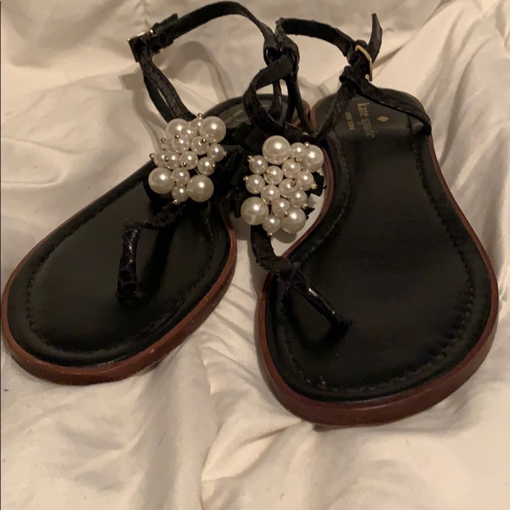 Black Kate Spade sandals size 7.5